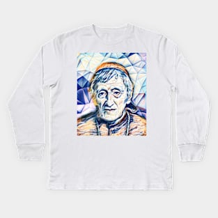 John Henry Newman Portrait | John Henry Newman Artwork 12 Kids Long Sleeve T-Shirt